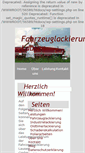 Mobile Screenshot of fahrzeuglackierung-lausen.de